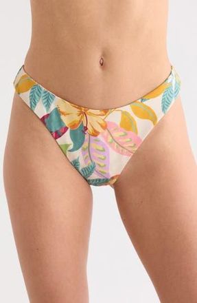Roxy Hot Tropics Reversible Bikini Bottoms in Tropic Multi at Nordstrom Rack, Size X-Large