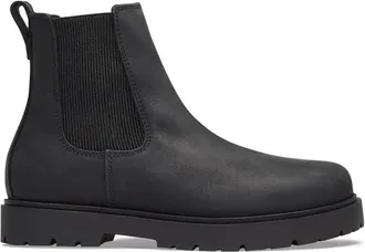 Birkenstock Highwood Slip On Mid Regular Fit - Heren - Schoenen - Zwart - Maat: 46 EU Leer