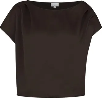 Dante6 Dames, Blouses & Shirts, Bruin, Maat: XL Satijn