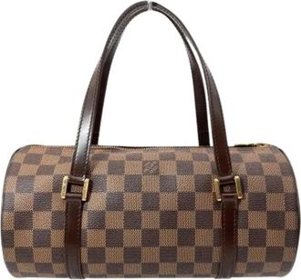 Louis Vuitton Pre-owned Damier Canvas Schoudertas - Dames - Vintage Handtas - Bruin - ONE Size - Vintage