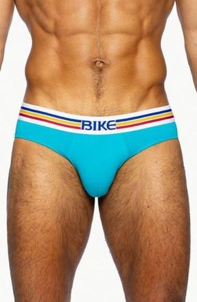 Bike Stretch Cotton Briefs in Teal at Nordstrom Rack, Size X-Large