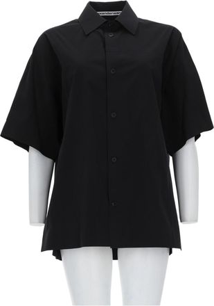 Alexander Wang Boxy Loose Fit Short Wide Sleeve Shirt