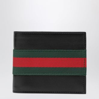 Gucci Web Trademark bi-fold wallet black