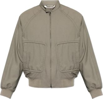 Emporio Armani Jacket met zakken - Heren - Bomber jackets - Grijs - M - Jassen