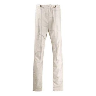 Fear of God Logo Print Track Trousers Beige White FOG-SS20-114