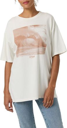 O'Neill Wave Tone Oversize Graphic T-Shirt in Tofu at Nordstrom, Size X-Small