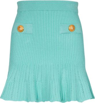 Balmain Mujer, Faldas, Azul, Talla: M