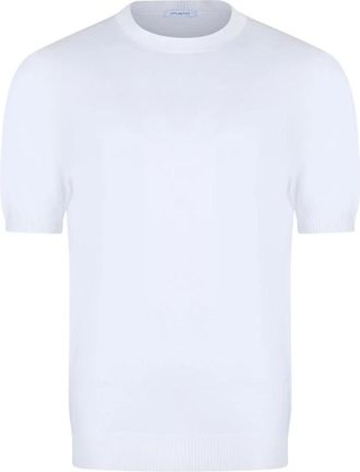 Malo Wit Crew Neck T-Shirt - Heren - T-shirts - Wit - XL - Tops