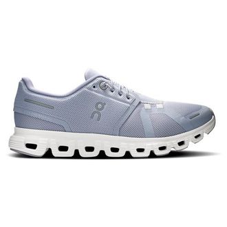 On Womens Cloud 6 - Shoes White/Nimbus Size 10.0