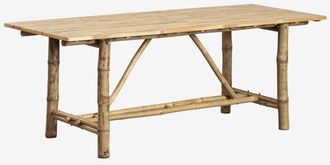 Sklum Sklum - Mesa De Jard&iacute;n Rectangular En Bamb&uacute; Senia