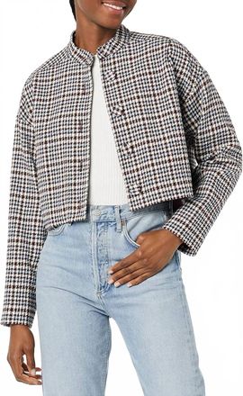 Rebecca Taylor Techy Jacket In Houndstooth