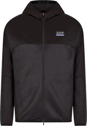 Emporio Armani Felpa - Heren - Vesten met rits - Zwart - L - Hoodies & sweatvesten