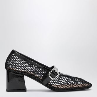 Alaia Black mesh Mary Jane 55 pumps