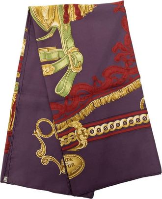 Herm&egrave;s Pre-owned Hermes Bride de Cour Silk Scarf 90 Ladies N3JNIY408ZGA7UVL