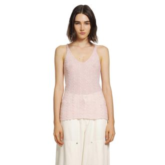 Haikure Lois Semi-Sheer Tank Top