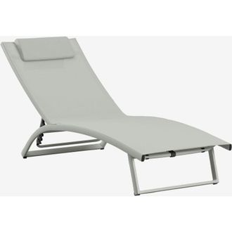 Sklum Sklum - Tumbona Reclinable En Aluminio Dulem