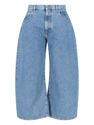 The Attico Crop Jeans - Light Blue