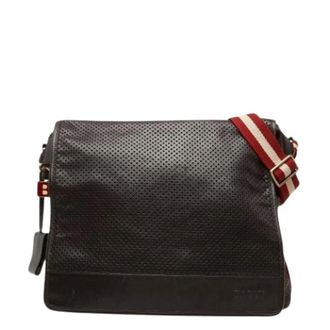 Bally Pre-owned Shoulder bag - Heren - Pre-owned - Bruin - Maat: ONE Size Leer