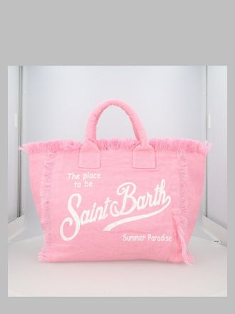 MC2 Saint Barth Linen Vanity Handbag - Pink