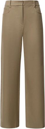 Max Mara Wide Broeken - Dames - Wijde Broeken - Beige - XS - Broeken