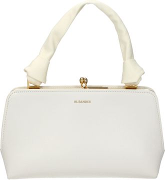 Jil Sander White Leather Womens Handbag