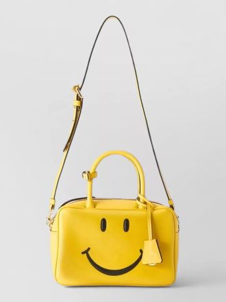 Moschino calf leather mini shoulder bag