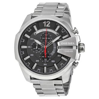 Diesel Chief Chronograph Black Dial Stainless Steel Mens Watch DZ4308