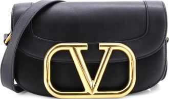 Valentino Garavani Supervee leren crossbodytas - Zwart