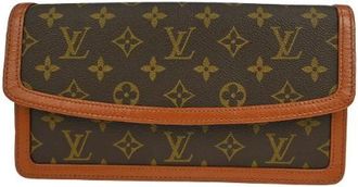 Louis Vuitton Pre-owned Wallets, female, Brown, Size: ONE SIZE Pre-owned Canvas Wallet