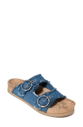 Minnetonka Georgine Sandal in Blue Denim at Nordstrom, Size 11
