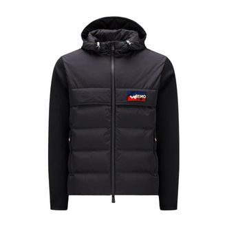 Moncler Down Jackets, male, Black, XL, RBW Logo Hybrid Jacket