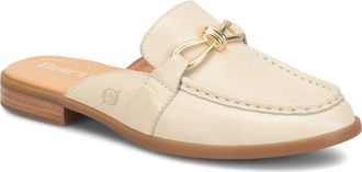 B&oslash;rn Claire Mule in Cream Leather at Nordstrom Rack, Size 8.5