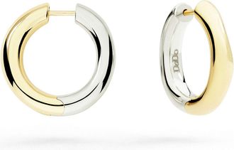 Dodo ORECCHINI HOOP ARGENTO & ORO GIALLO