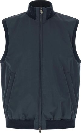 Brunello Cucinelli Heren, Jassen, Blauw, Maat: 4XL Nylon