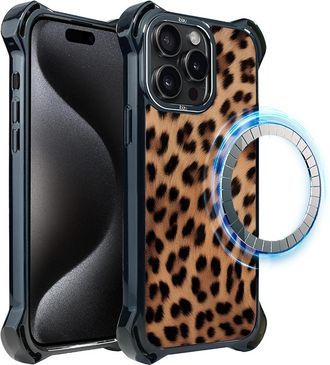 OEM Funda Para Iphone 15 Pro Max Ibizu Dropguard Ultra Con Magsafe, Natures Call, Panther