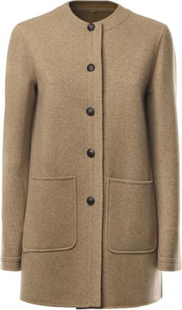 Loro Piana Kiri buttoned coat - Neutrals