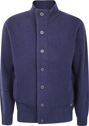 Barbour Essential Patch Zip Through Knitwear