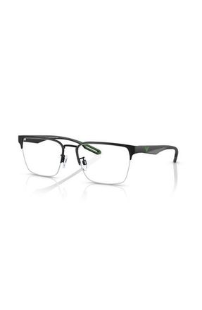Emporio Armani 56mm Square optical glasses in Black at Nordstrom