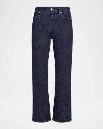 Veronica Beard Milla Slim Straight-Leg Crop Jeans