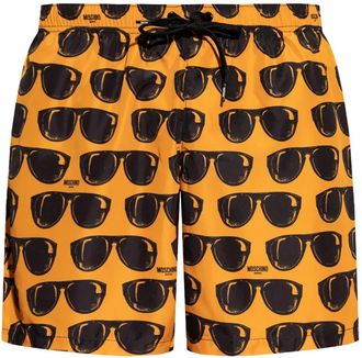 Moschino Costume da bagno con stampa - Arancione