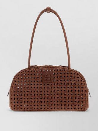 Miu Miu beau leather clutch bag