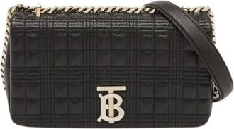 Burberry Pre-owned Cross Body Bags, female, Black, Size: ONE SIZE Pre-owned Leather Crossbody Bag