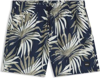 BOSS Printed swim shorts