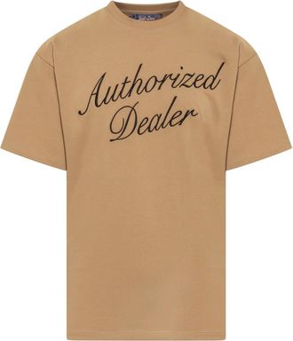 Just Don Crewneck T-Shirt - Heren - T-shirts - Beige - S - Tops