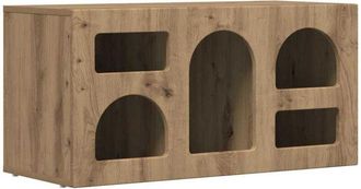 vidaXL Mueble De Tv Roble Artesanal 80 X 35 X 40 Cm Vidaxl