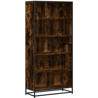 vidaXL Vidaxl - Estanter&iacute;a Madera De Ingenier&iacute;a Roble Ahumado 80,5x35x170,5 Cm