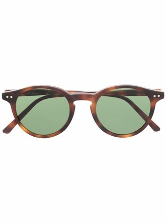 Epos round frame sunglasses - unisex - Acetate - One Size - Brown