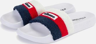 Ellesse Mens Triply Slide - White/Red - White/Multi - Size: 45/10