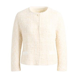 Max Mara Jassen, Dames, Wit, S, Katoen, Mstcamice Jas