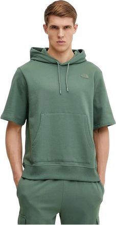The North Face Relaxed Hoodie - Heren - Outdoor shirts - Groen - S - Katoen - Fitness